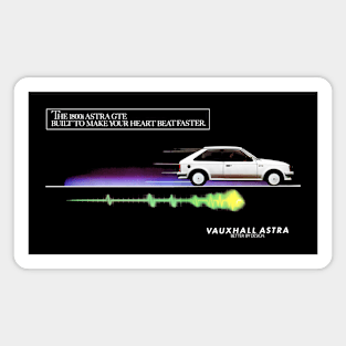 VAUXHALL ASTRA GTE - advert Magnet